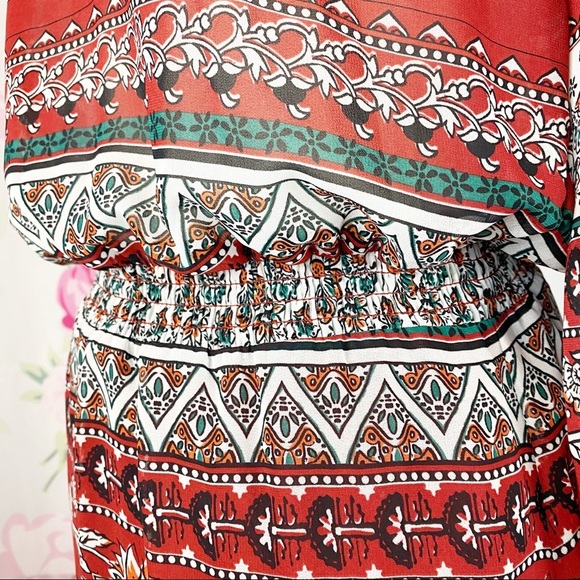 H&M Boho Floral Print Maxi Dress 4 - Picture 6 of 9